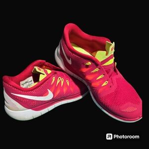 Nike Free 5.0 Running Shoes Legion Red Size 10